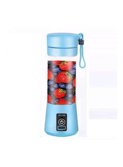 Women Usb Mini Electric Fruit Juicer Handheld Smoothie Maker Blender Juice Cup Blue