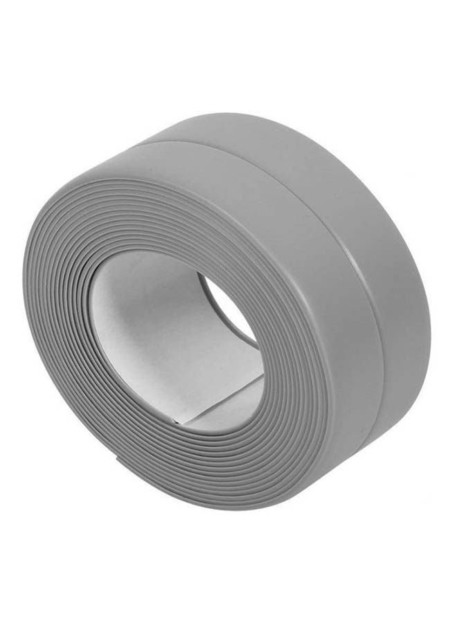 Kalaixing Tub And Wall Caulk Strip. Kitchen Caulk Tape Bathroom Wall Sealing Tape Waterproof Self-Adhesive Decorative Trim Grey - Image 1