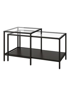WK 2-Piece Various Size Table Set Black  - Image 1
