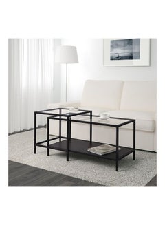 WK 2-Piece Various Size Table Set Black  - Image 2