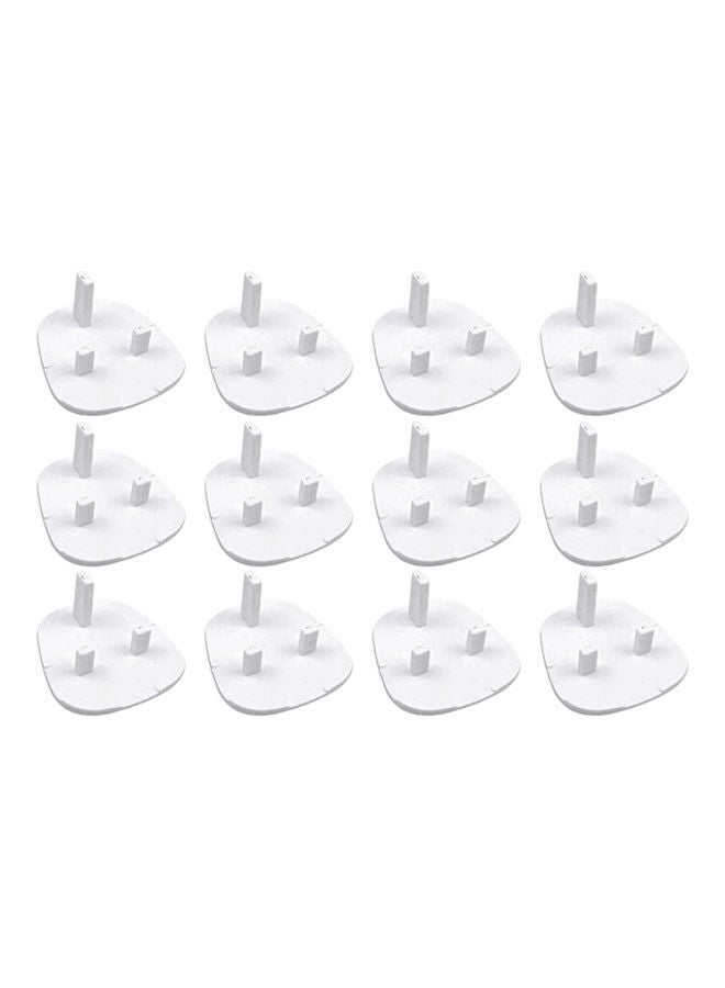 AIWANTO - 12-Piece Outlet Socket Safety Covers White - Image 1