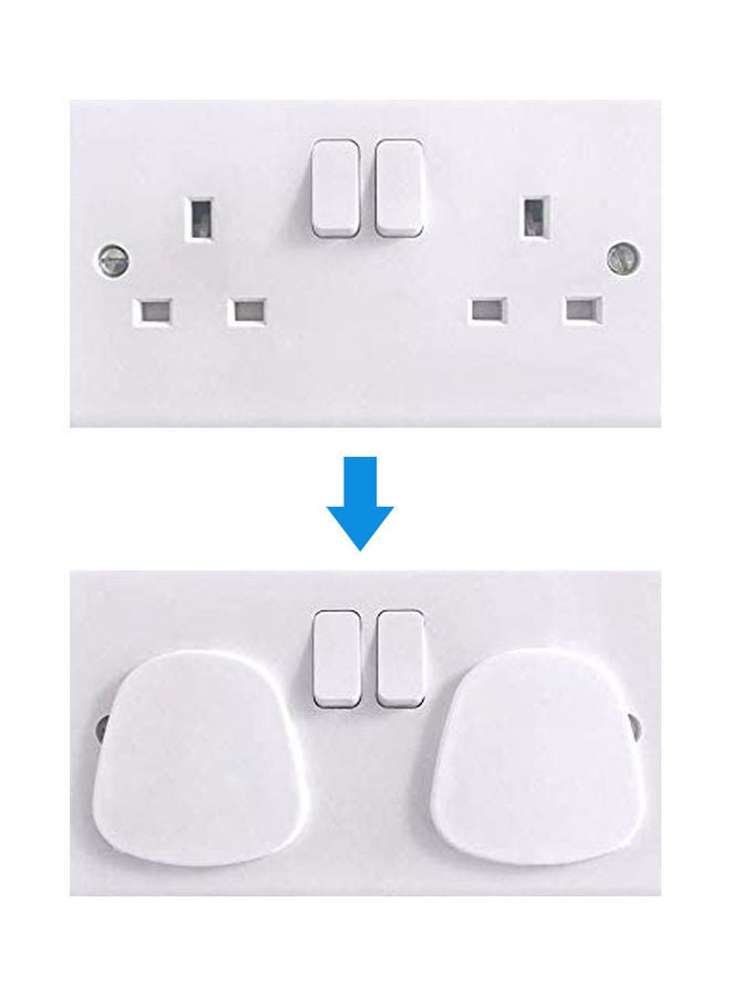 AIWANTO - 12-Piece Outlet Socket Safety Covers White - Image 1