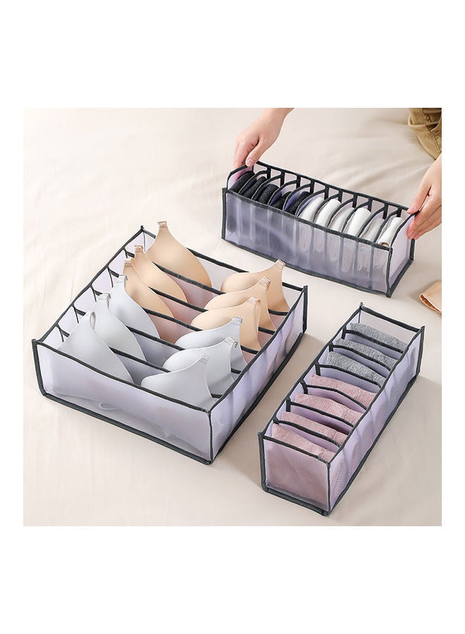 Foldable Underwear Storing Box Grey - Image 2