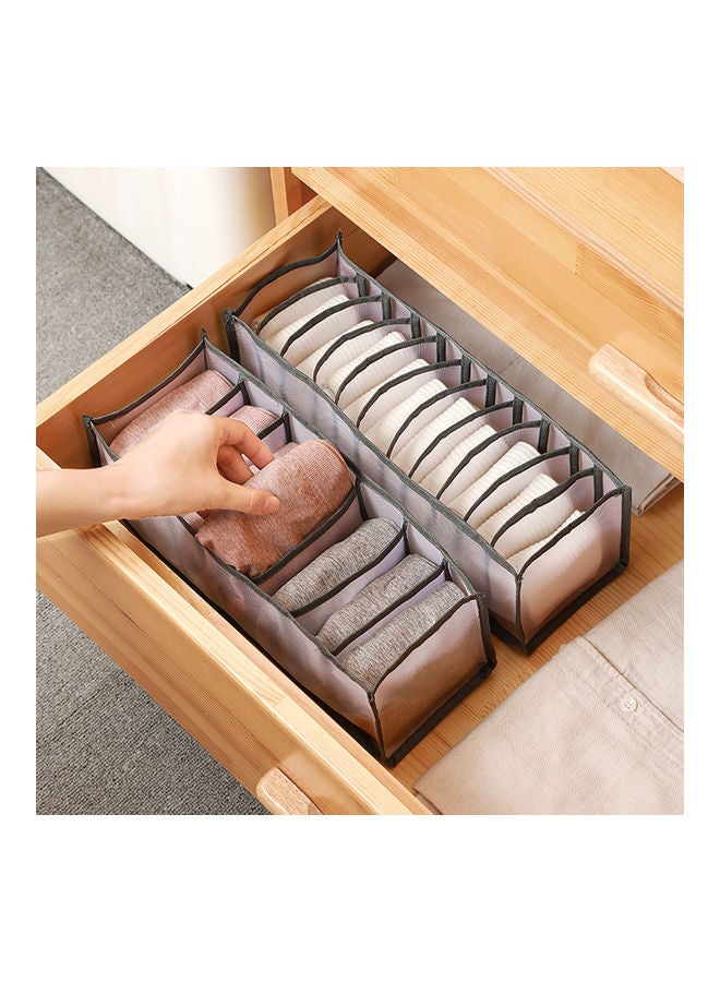 Foldable Underwear Storing Box Grey - Image 5