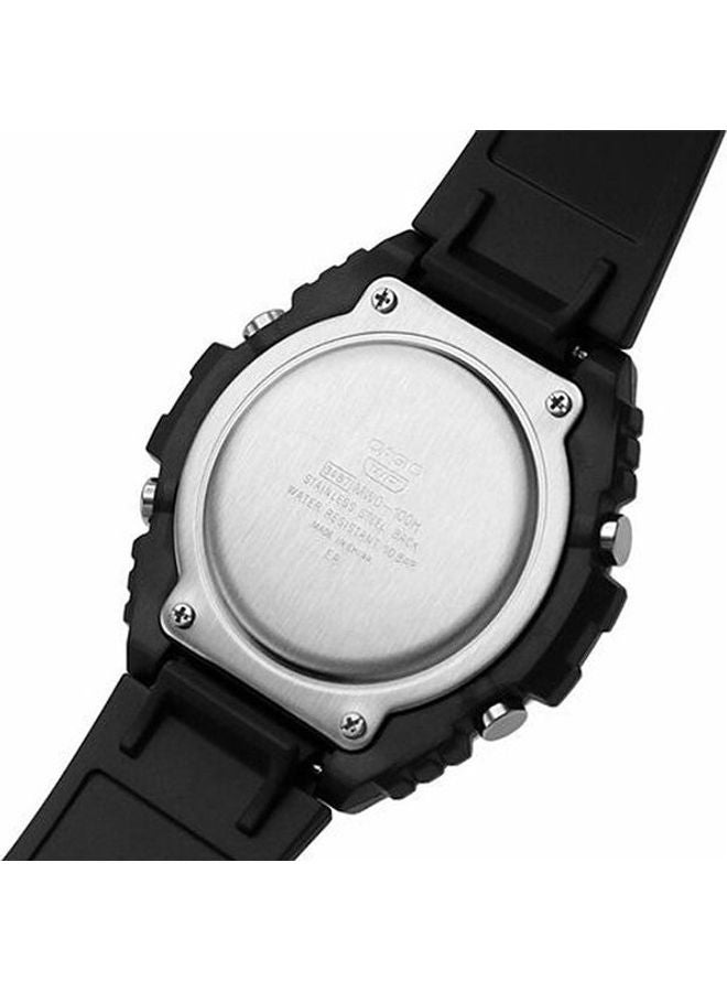 كاسيو ساعة يد رقمية بسوار من الراتنج طراز Mwd-100H-9Avdf - Image 2