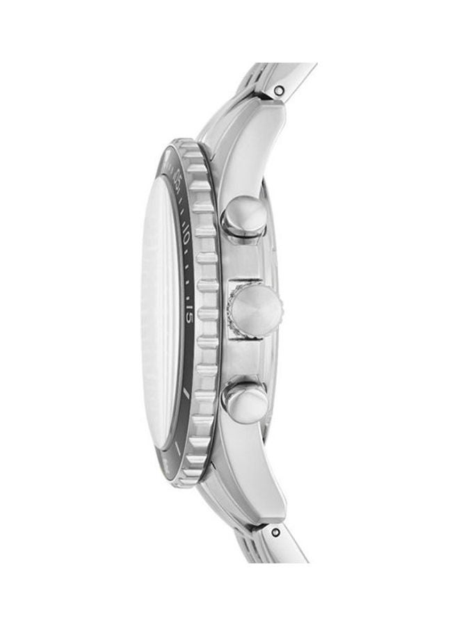 FOSSIL - Men's Stainless Steel Chronograph Wrist Watch Fs5837 - 42 mm - Silver - Image 1