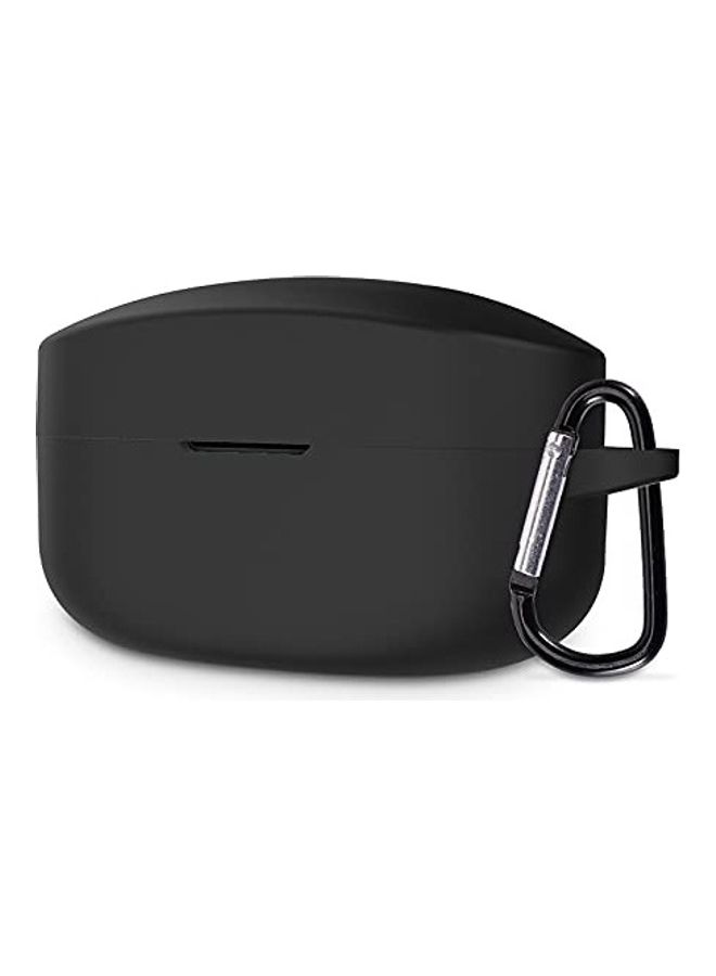 Generic - Protective Case With Carabiner For Sony WF-1000XM4 Earbuds Black - Image 1