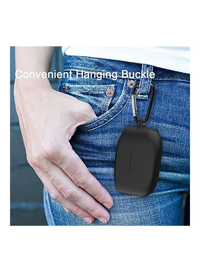 Generic - Protective Case With Carabiner For Sony WF-1000XM4 Earbuds Black - Image 1