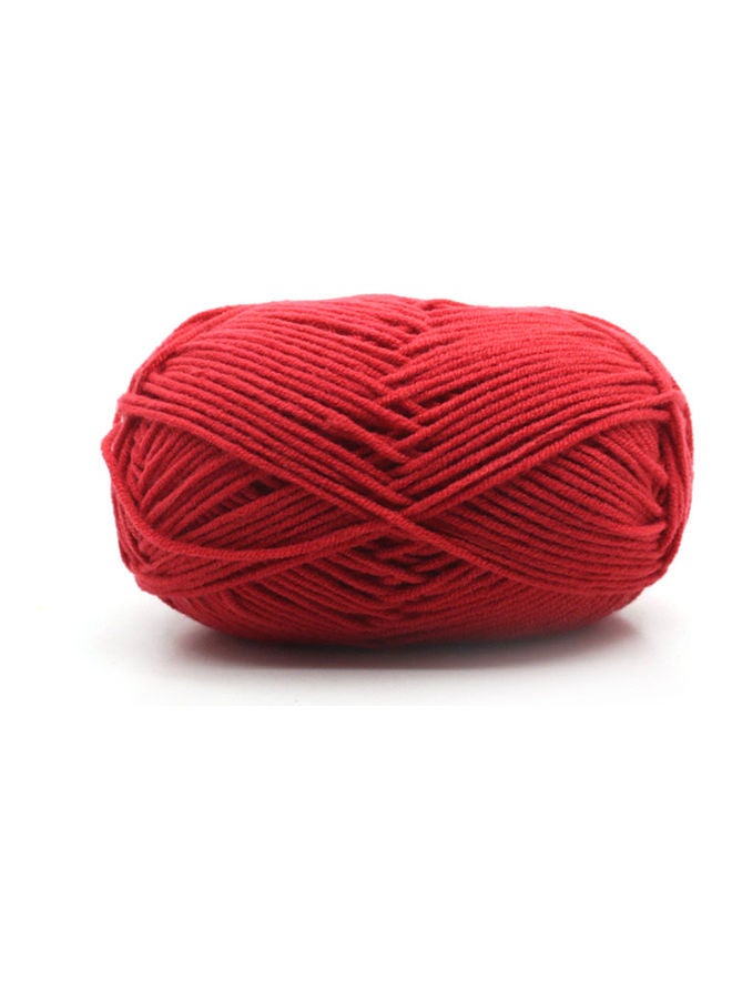 Crochet Knitting Wool Yarn Red