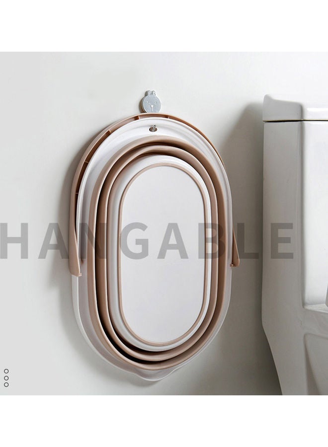 Multi-Functional Foldable Mop Bucket Beige/White  - Image 3