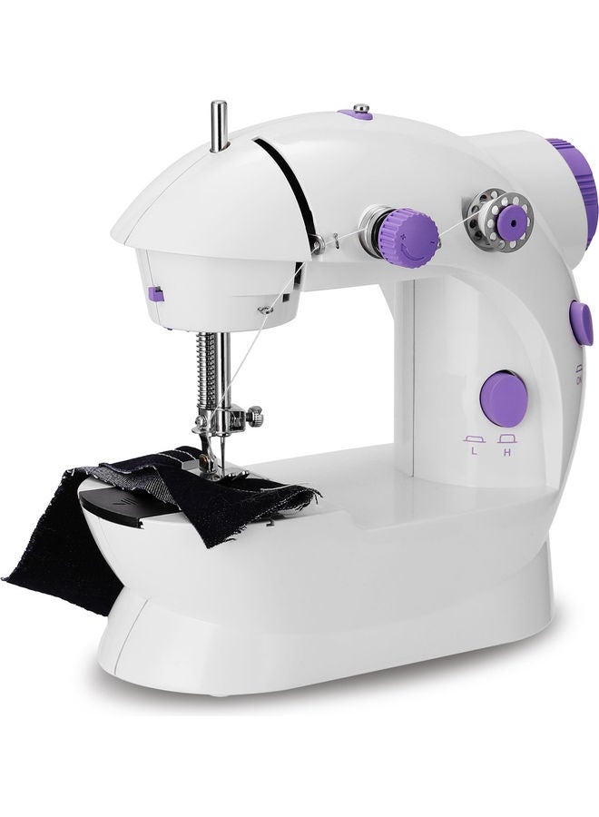 Mini Portable Handheld Sewing Machine White/Blue - Image 2