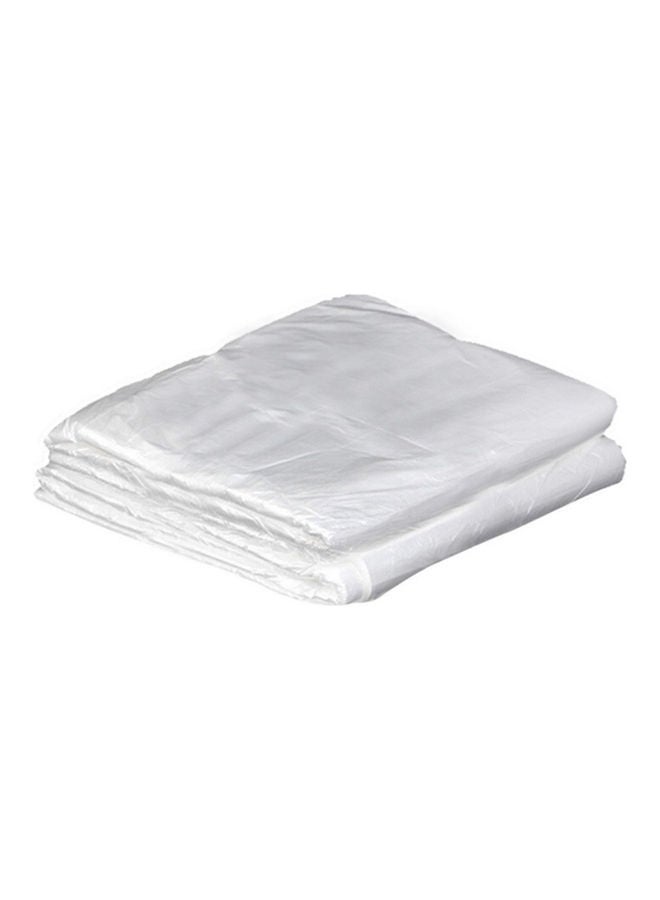 طقم مريلة للاستخدام مرة واحدة مكون من 100 قطعة شفاف - Image 1