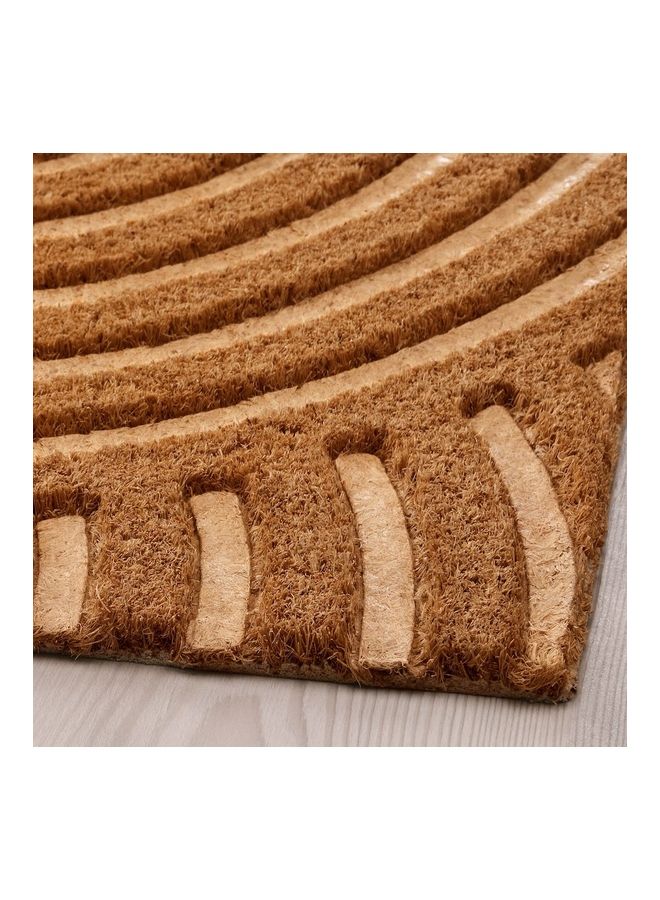 دبليو كيه دواسة للباب مزينة بطباعة بني 40 x 60سم - Image 2