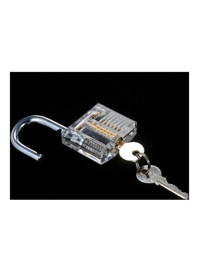 Training Transparent Visible Padlock Silver - Image 4