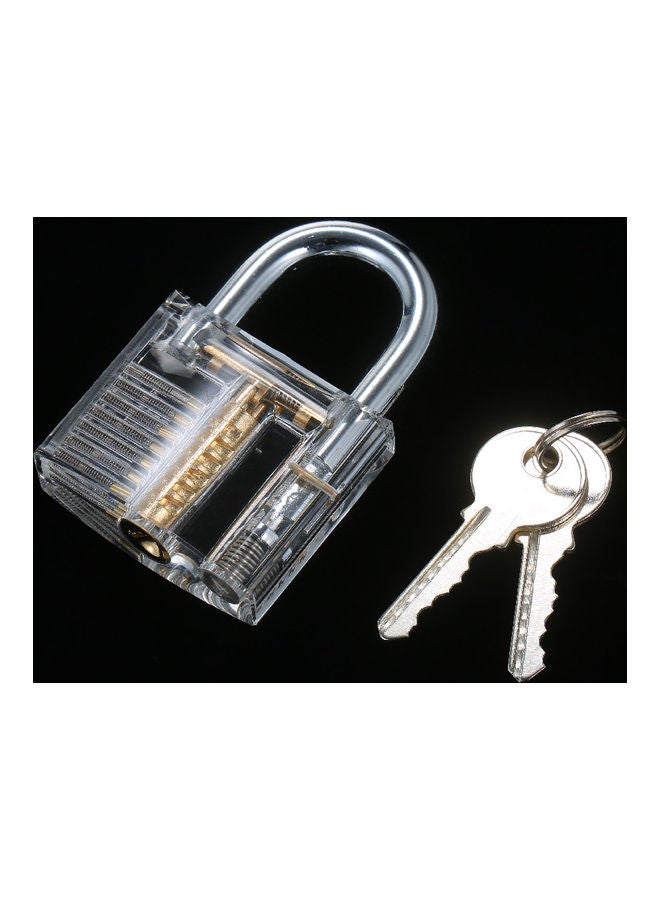 Training Transparent Visible Padlock Silver - Image 5