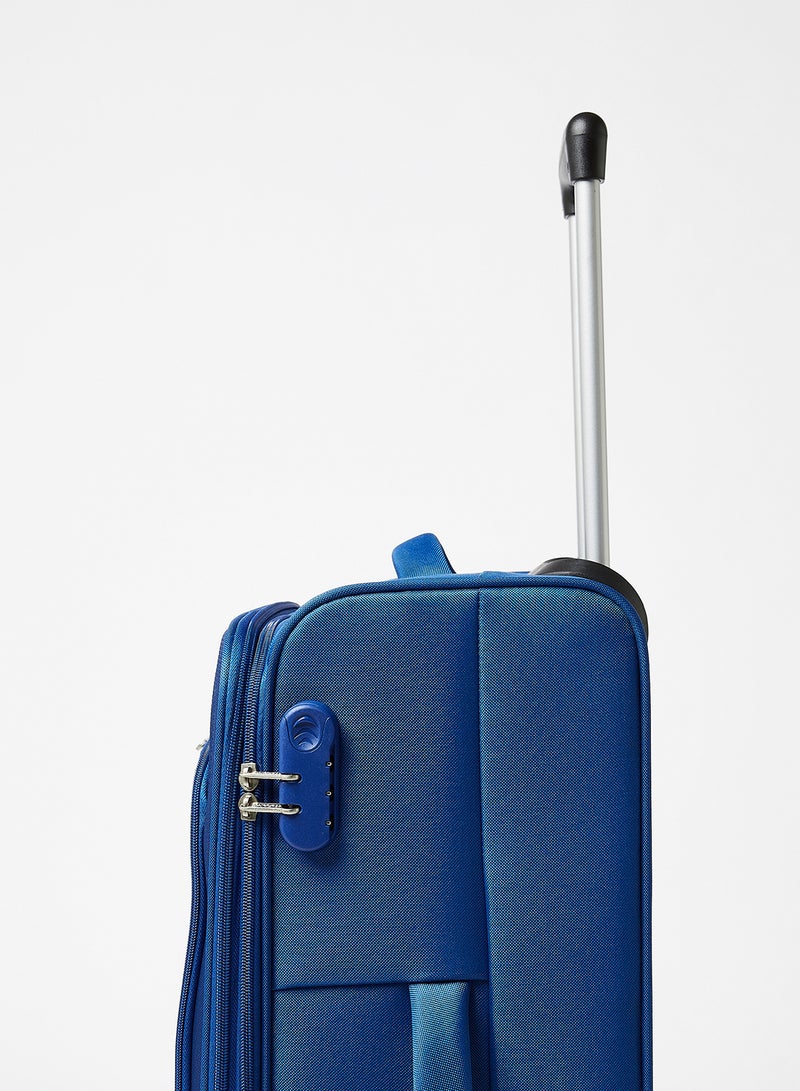 AMERICAN TOURISTER Stylish 4 Wheels Medium Check-In Luggage Trolley Blue  - Image 4