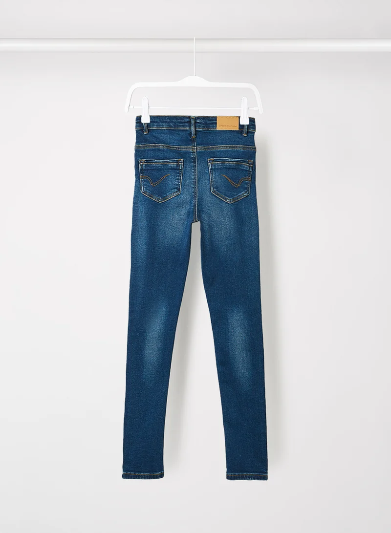 ONLY Girls High Waist Skinny Jeans Blue