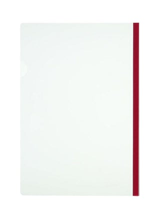 Sliding Bar Report File, A4 Size, Pack Of 5 Red - v1627758386/N49634280A_1