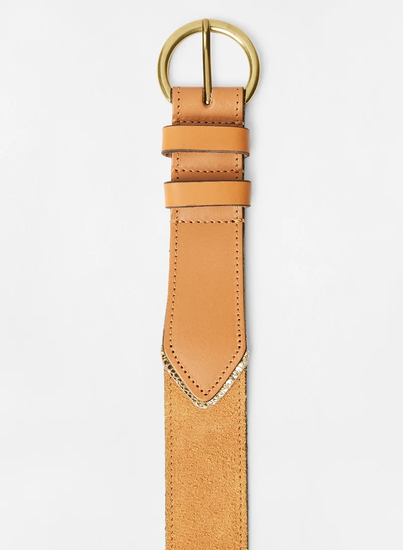 PIECES Suede Belt