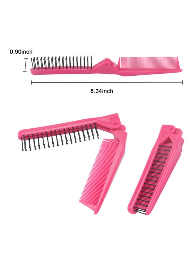 Rock Pow - Self Grip Hair Rollers with Hairdressing Curlers and Folding Pocket Comb Set multicolour - Image 1