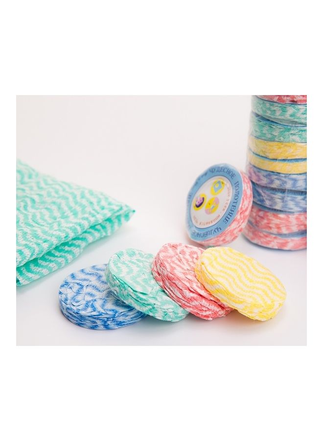 oem 20-Piece Non-Disposable Magic Towel Multicolour 10X10X5  - Image 2