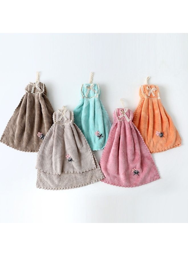 أو إي إم مجموعة مناشف استحمام عجيبة وسريعة الجفاف وقابلة للتعليق من 5 قطع متعدد الألوان 35X75سم - Image 2