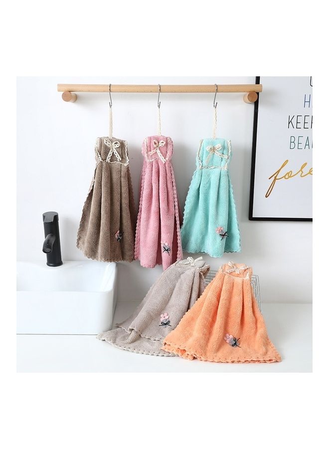 أو إي إم مجموعة مناشف استحمام عجيبة وسريعة الجفاف وقابلة للتعليق من 5 قطع متعدد الألوان 35X75سم - Image 3