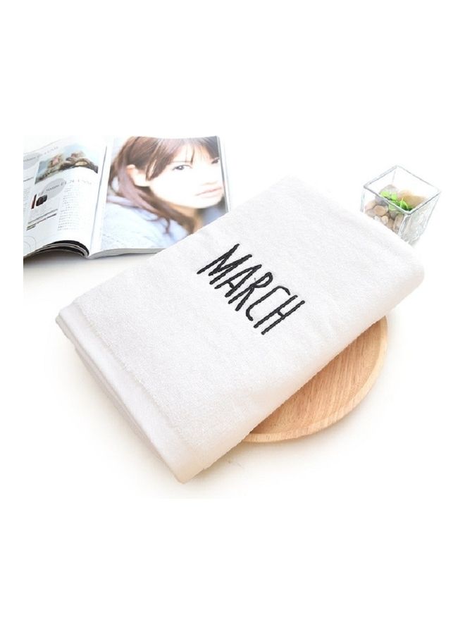 oem Large Pure Cotton Bath Towel White 30X20X10cm