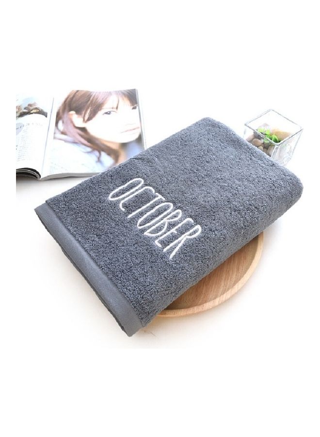 oem Large Pure Cotton Bath Towel Grey 30X20X10cm