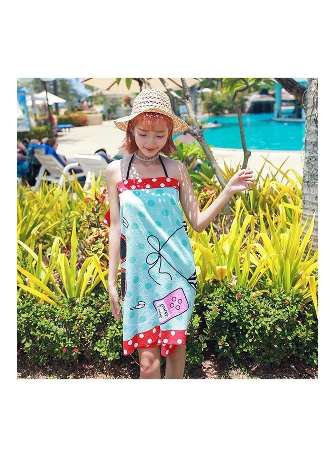 أو إي إم منشفة استحمام كبيرة من القطن الصافي متعدد الألوان 20X10X5سم - Image 3