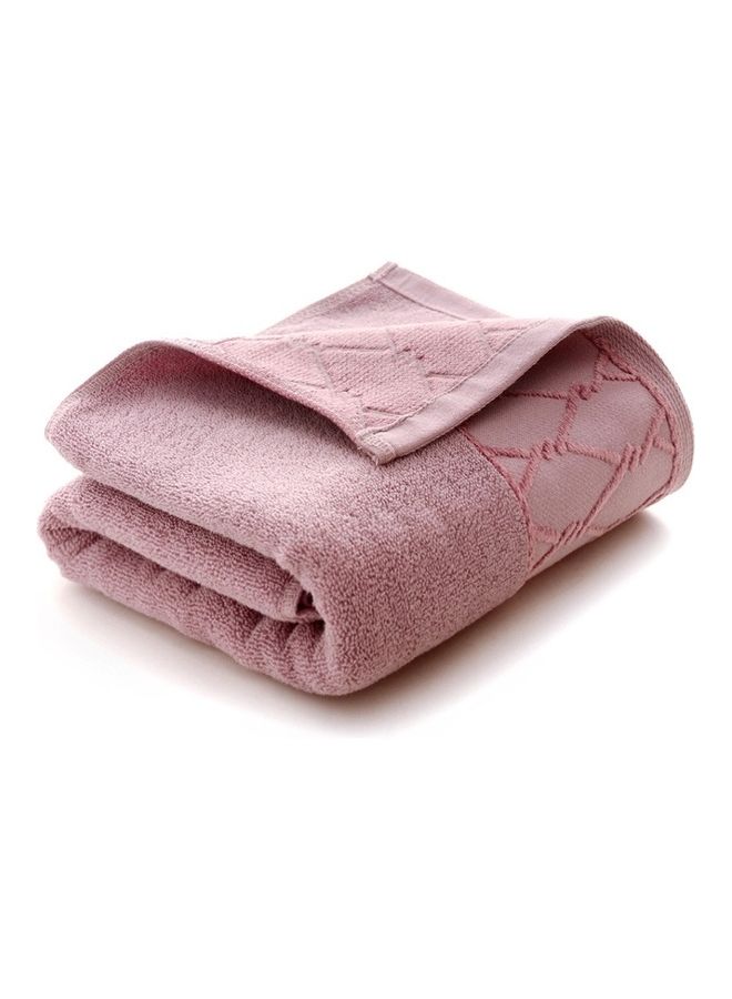 oem Large Pure Cotton Bath Towel Pink 45X30X5cm
