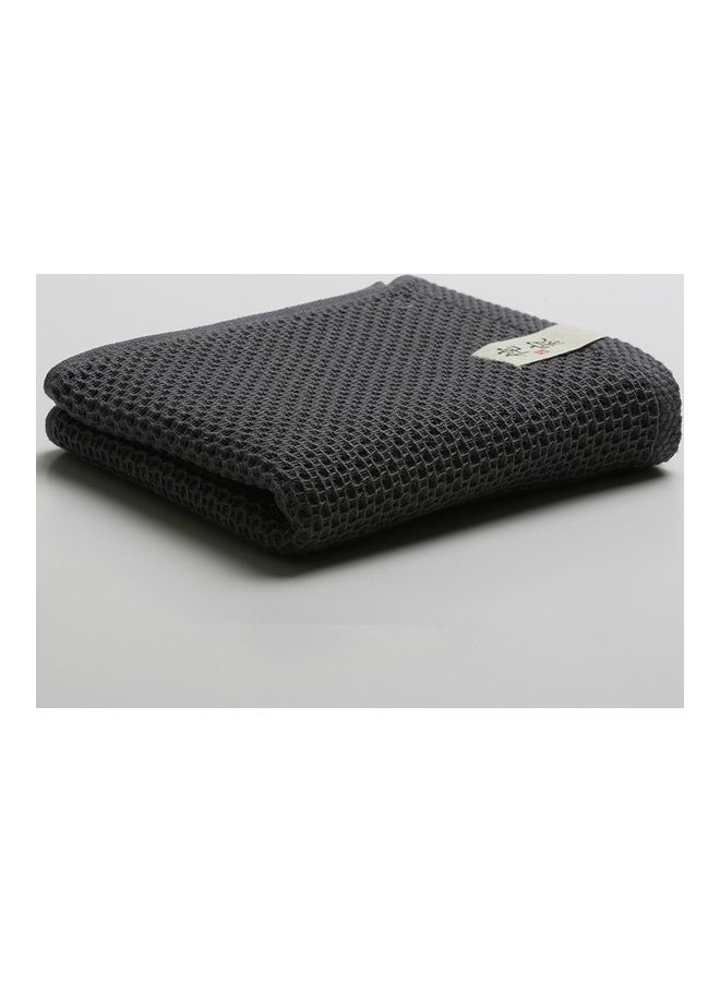 oem Soft Bath Hair Cotton Towel Dark Grey 33X72cm