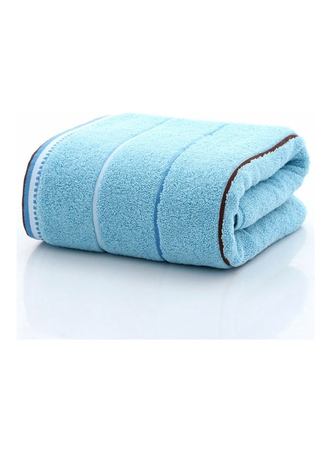 oem Large Pure Cotton Bath Towel Blue 70X140cm 
