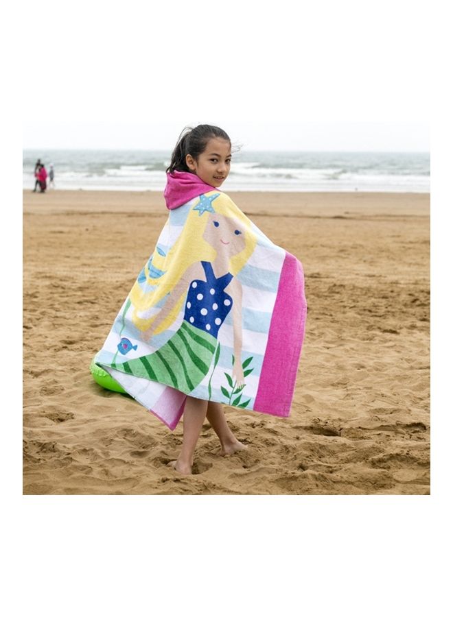 أو إي إم منشفة استحمام كبيرة من القطن الصافي متعدد الألوان 76 X 127سم