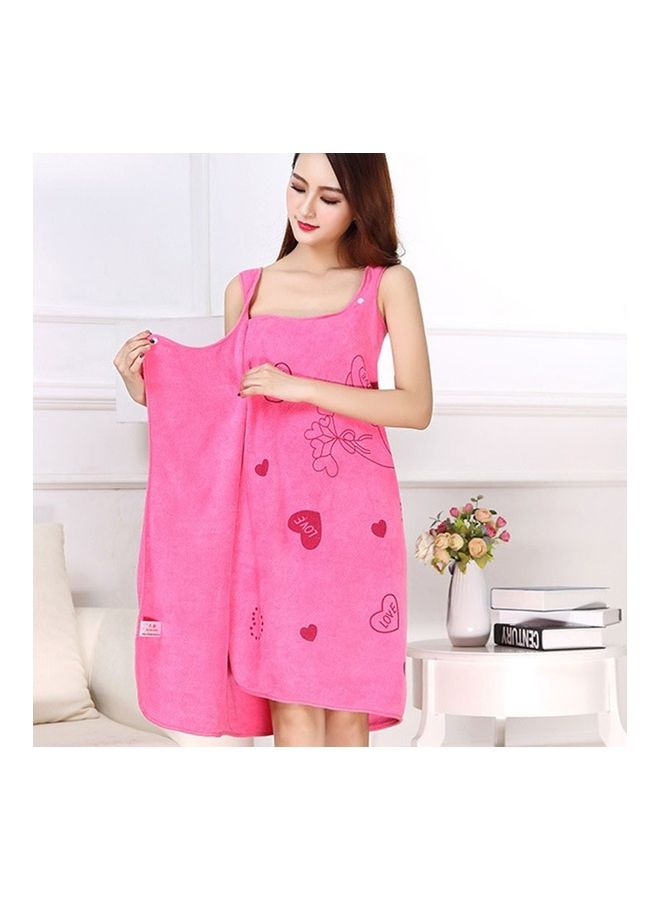 oem - Fast Drying Magic Bath Towel Pink 10X10X10cm - Image 1