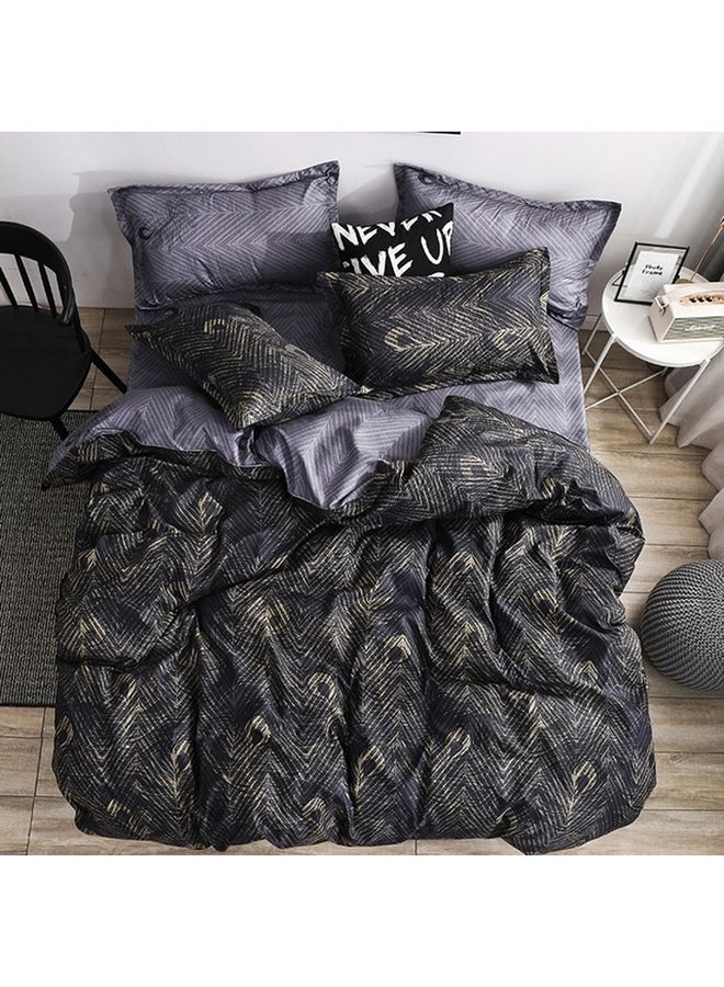 oem - Luxurious Pattern Quilt Cover Pillowcase Set Combination Multicolour 228x228cm - Image 1
