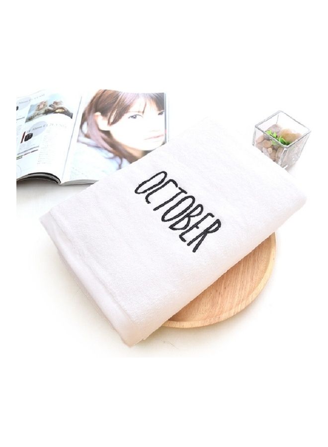 أو إي إم منشفة استحمام كبيرة من القطن الصافي