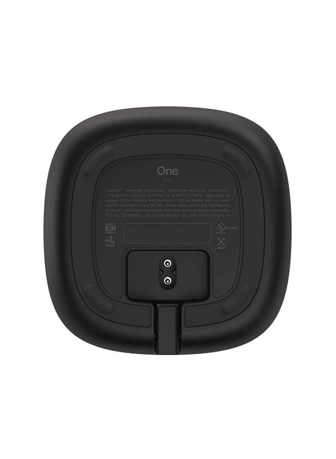 سونوس - ون (الجيل الثاني) - مكبر صوت ذكي بخاصية التحكم الصوتي مع صوت مدمج ONEG2UK1BLK أسود - Image 1