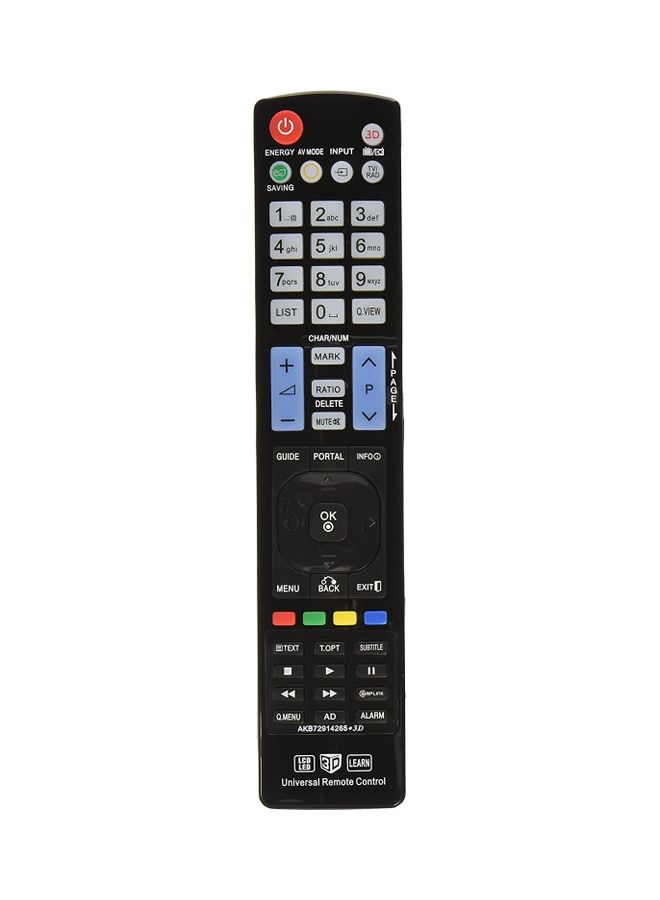 ICS Universal Remote Control For LG Smart TV Black