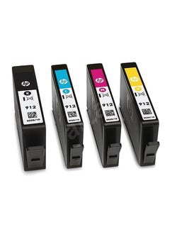 Pack of 4 HP 912 Original Ink Cartridge Set Black, Cyan, Yellow & Magenta - v1627799467/N47112024A_2