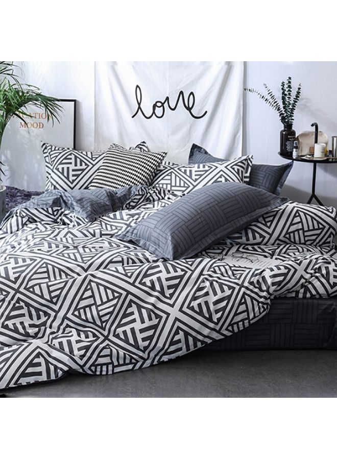 oem - Mochi Pattern Quilt Cover Pillowcase Set Combination Multicolour 200x200cm - Image 1