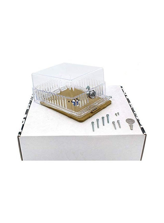 عام غطاء حماية لمنظم الحرارة متوافق مع جميع الأجهزة شفاف 35x18x10سم - Image 2