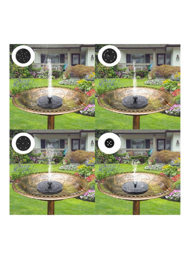 Generic Solar Powered Fountain Pump Kit Black  - Image 2