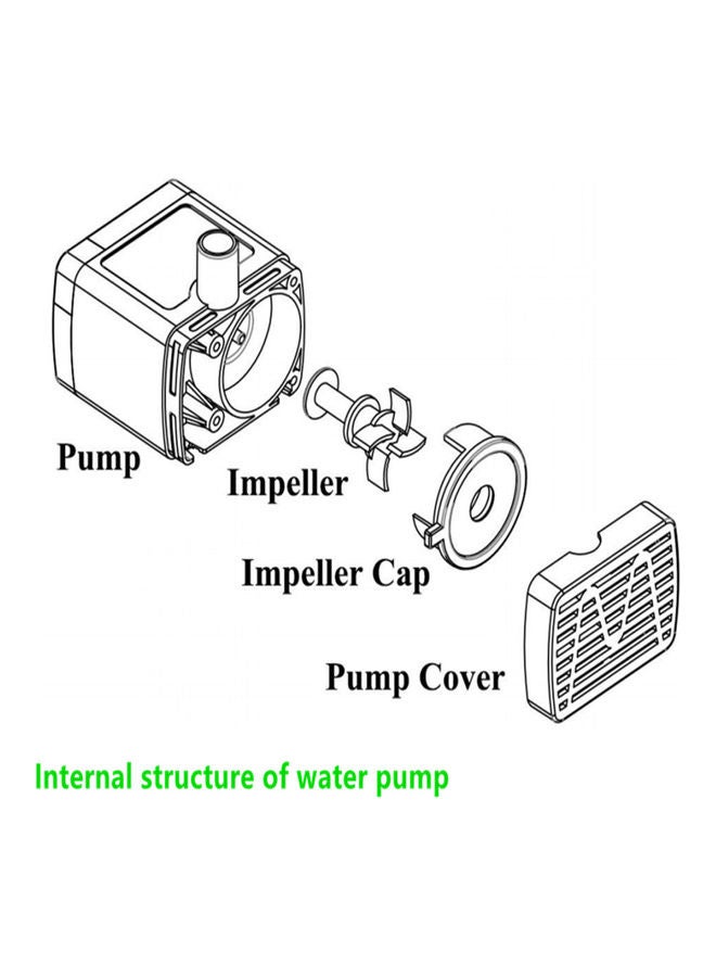 Generic Solar Powered Fountain Pump Kit Black  - Image 3