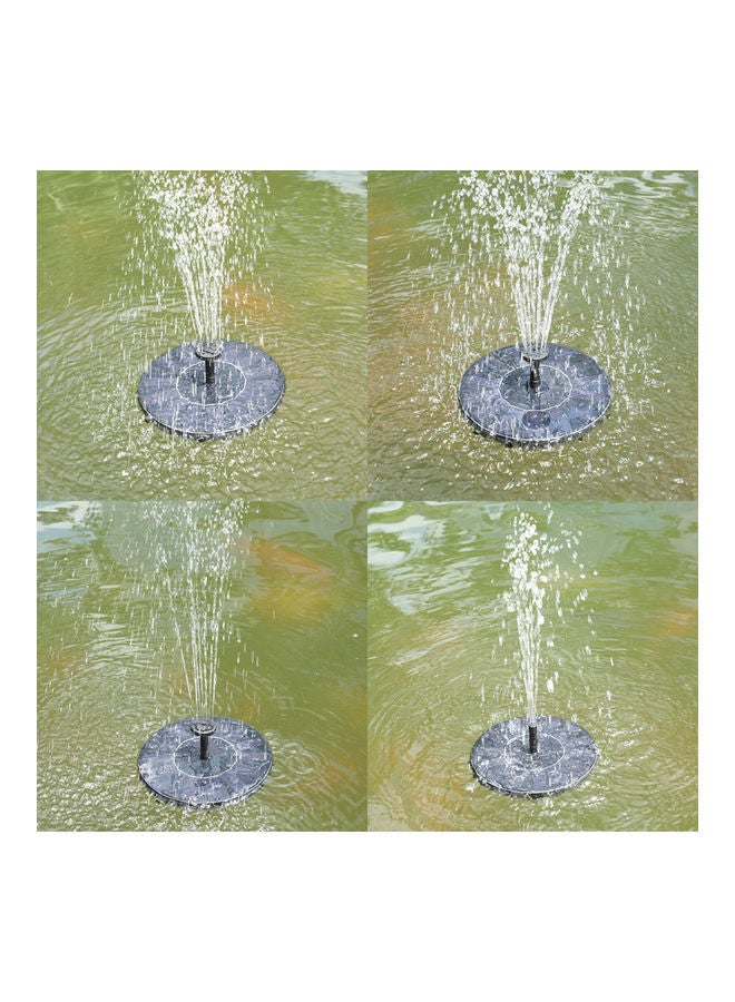 Generic Solar Powered Fountain Pump Kit Black  - Image 1