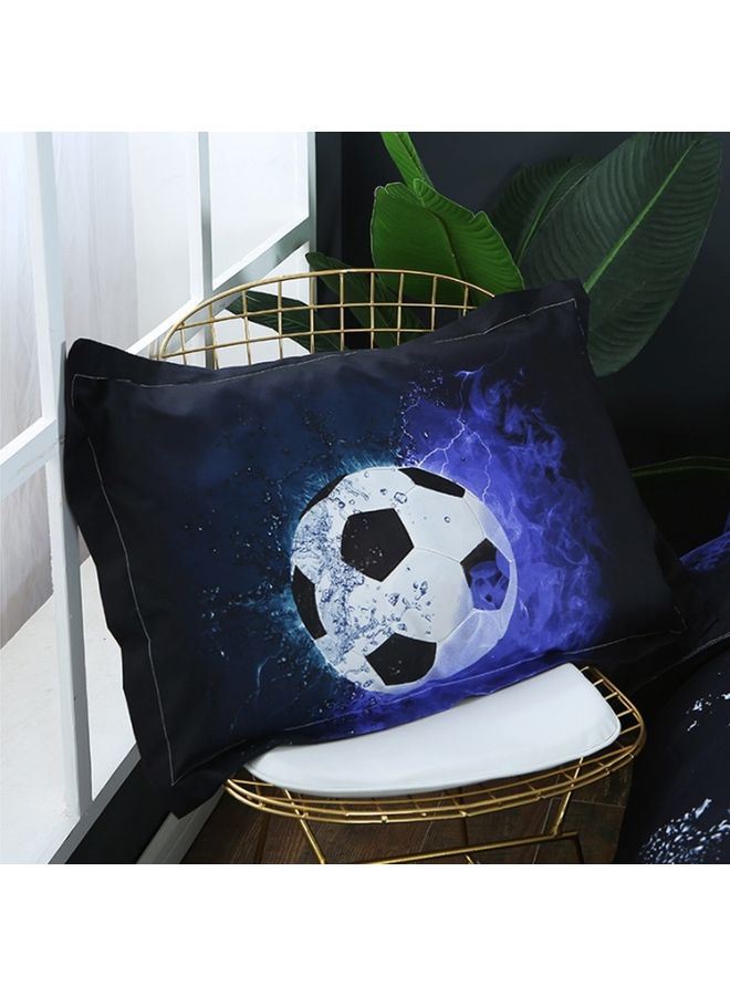 oem - 3D Printed Dancing Football Design Bedding Set Combination Multicolour 210x210cm - Image 1