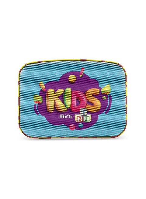 Carvaan Kids-80+ Classic Rhymes In Hindi& English, 300+ Most Famous Kid's Stories In Hindi & English,15 Phonetic Based Learning Content, 30+ Mantras & Devotional Songs Bluetooth, USB Support SCM04-KIDS-BBLU blue