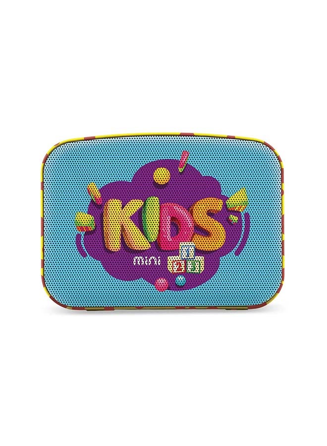 Carvaan Kids-80+ Classic Rhymes In Hindi& English, 300+ Most Famous Kid's Stories In Hindi & English,15 Phonetic Based Learning Content, 30+ Mantras & Devotional Songs Bluetooth, USB Support SCM04-KIDS-BBLU blue
