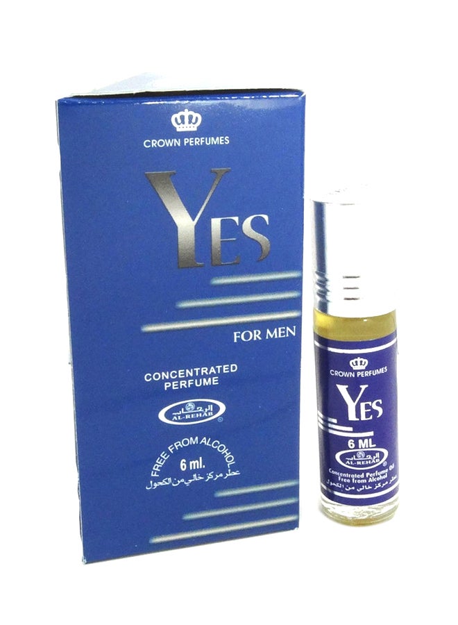 Al Rehab 6-Piece Yes Perfume Oil Concentrated Without Alcohol 6ml  - Image 1