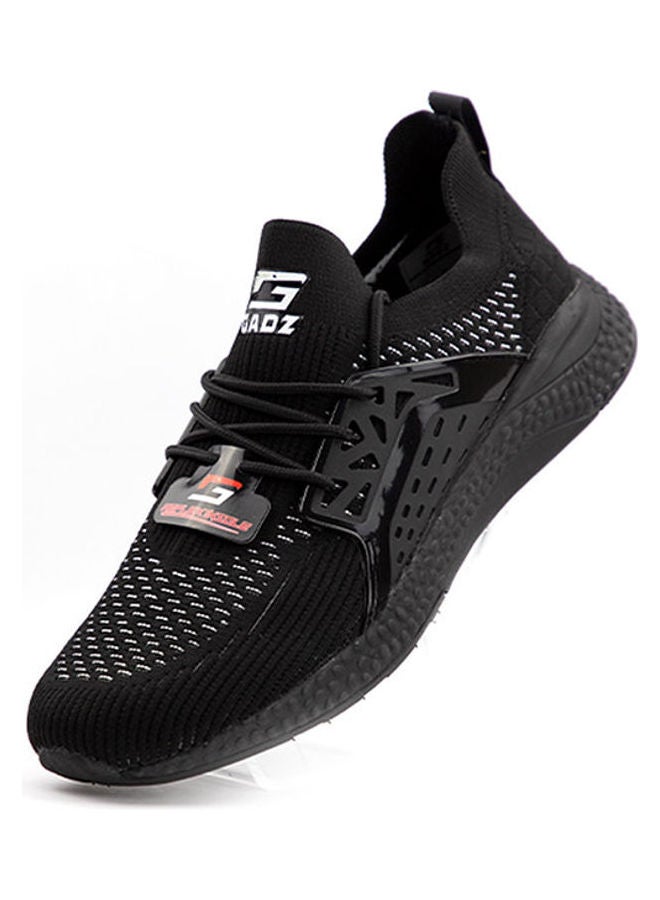 GADZ Men's Accelerate Lace-Up Running Shoes Shoes Black  - Image 5